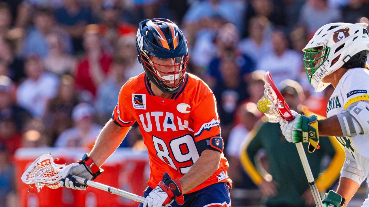Beau Pederson plays defense against the California Redwoods during the PLL season