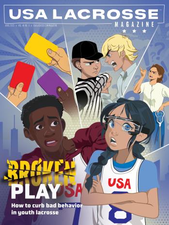 April 2025 edition of USA Lacrosse Magazine