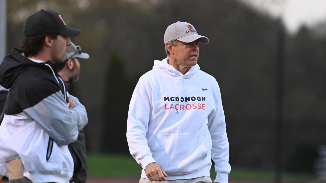 Andy Hilgartner on the sideline