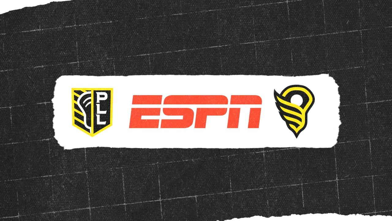 PLL, ESPN and WLL logos