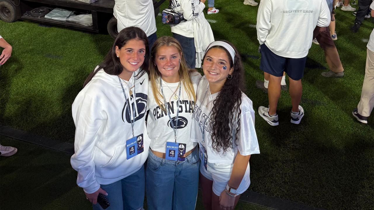 Riley Davis, Kelsey Young and Miabella Gates